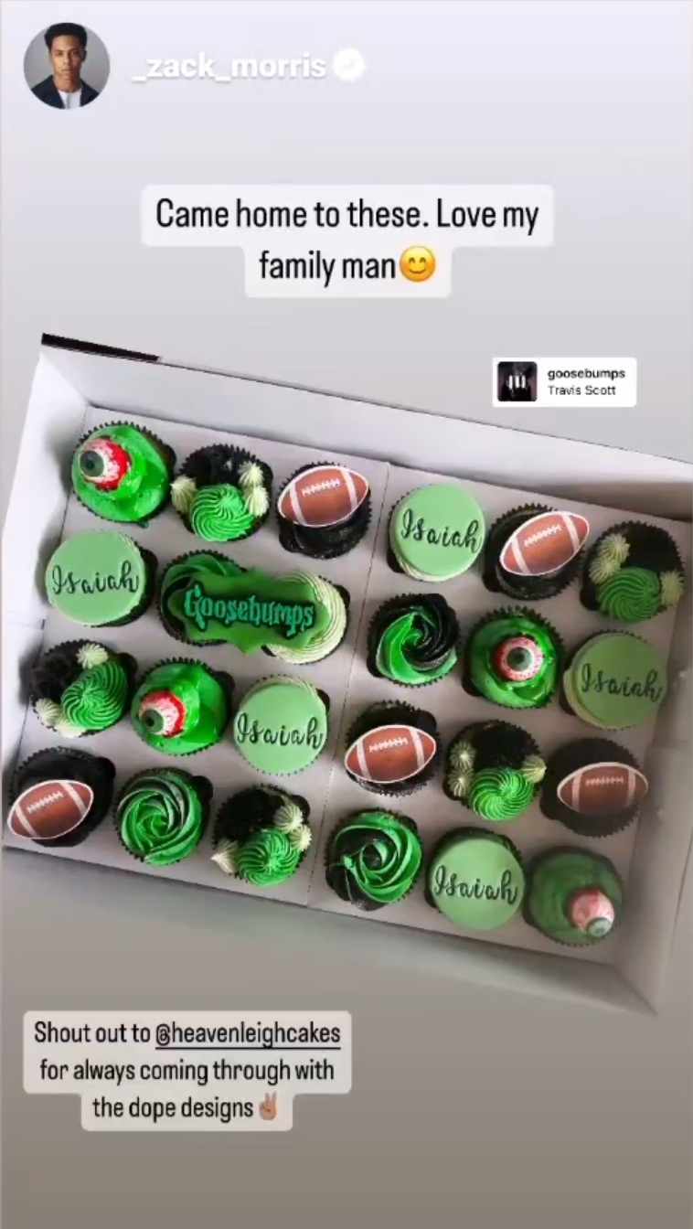 Goosebumps Disney+ celebration cupcakes for Zack Morris